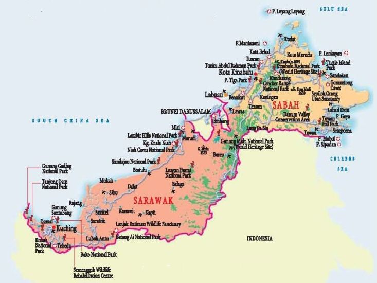 Map of Malaysia