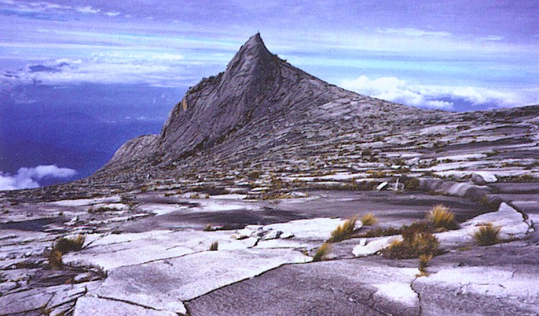 South Peak of Mount Kinabalu in Sabah, East Malaysia 