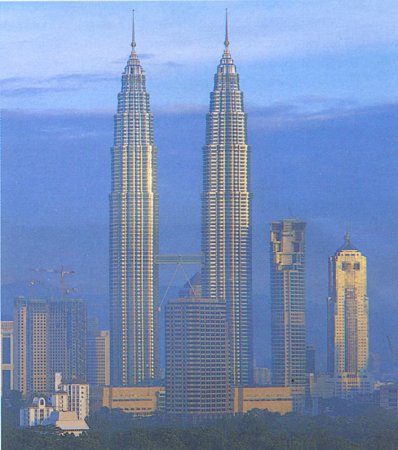 Petronas Towers in Kuala Lumpur - one of the World's Highest Buildings