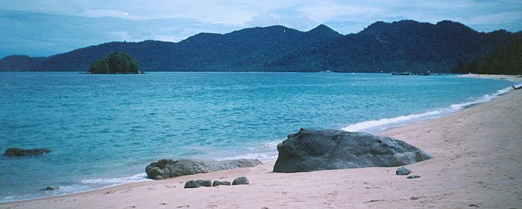 Beach at Pulau Tioman Resort