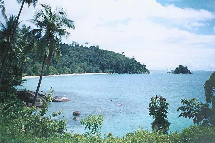 Beach at Bunut Bay on Pulau Tioman