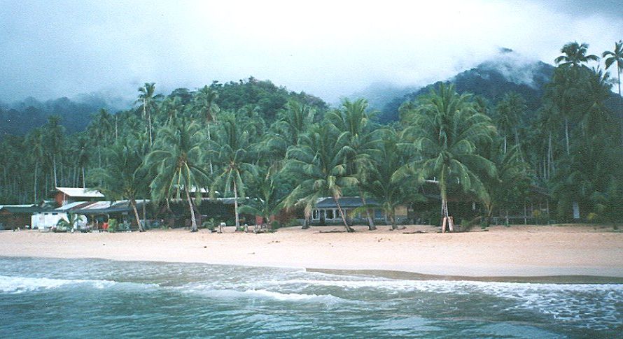 Beach at Kampung Juara on the East Coast of Tioman Island
