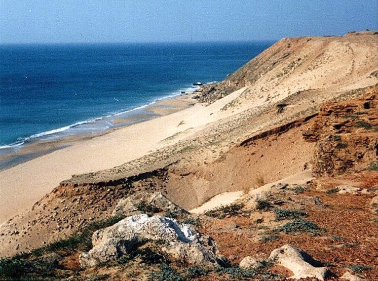 Deserted Beach on the Atlantic coast of NW Morocco