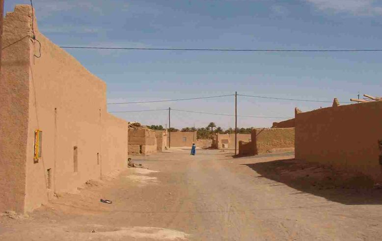 Street in Merzouga Village