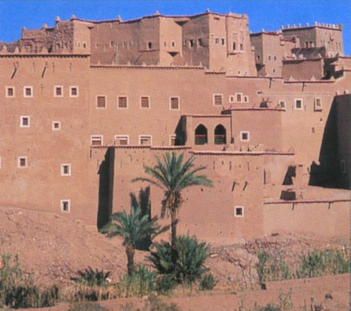 Taourirt Kasbah at Quarzazate in the sub-sahara of Morocco