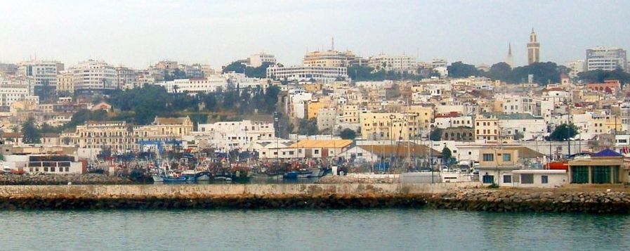 Waterfront at Tangiers in Morocco