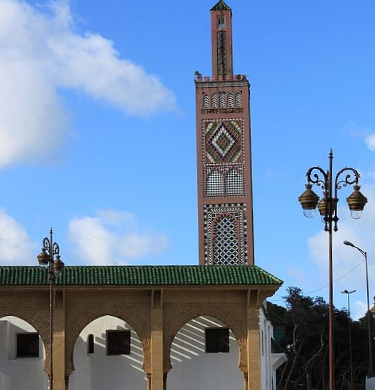 Sidi Bou Abib Mosque in Tangiers in Morocco