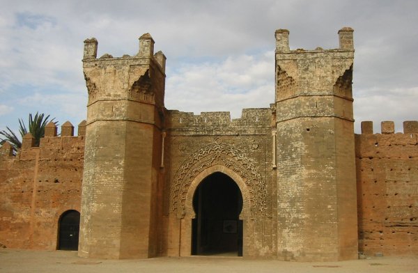 Gates of Chellah in Rabat - capital city of Morocco