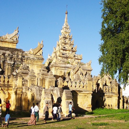 Maha Aungmye Bonzan Monastery at Ancient city of Inwa near Mandalay
