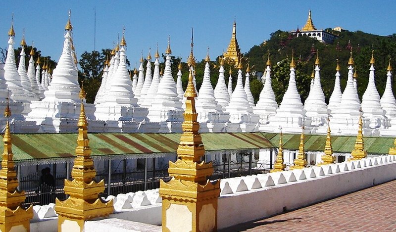 Sandamani Paya in Mandalay in northern Myanmar / Burma
