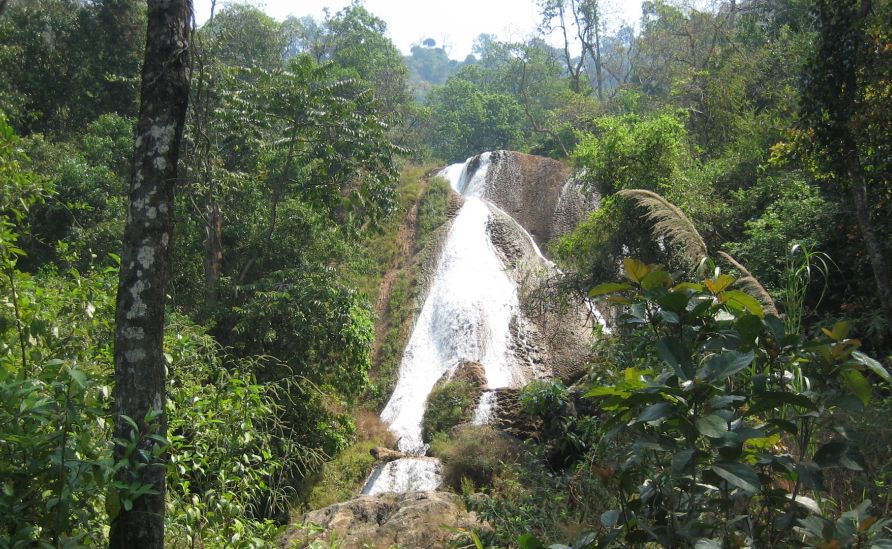 Anishakan Falls near Pyin U Lwin in northern Myanmar / Burma