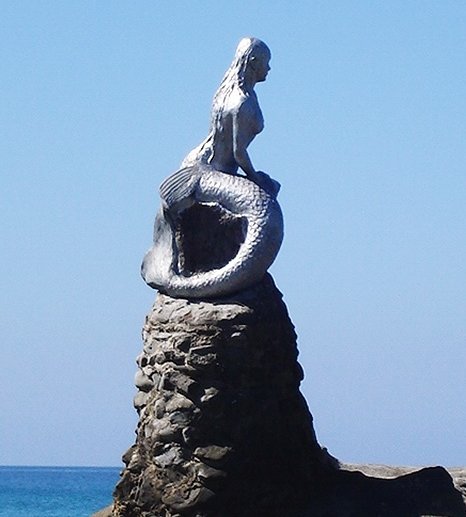 The Little Mermaid at Ngapali Beach