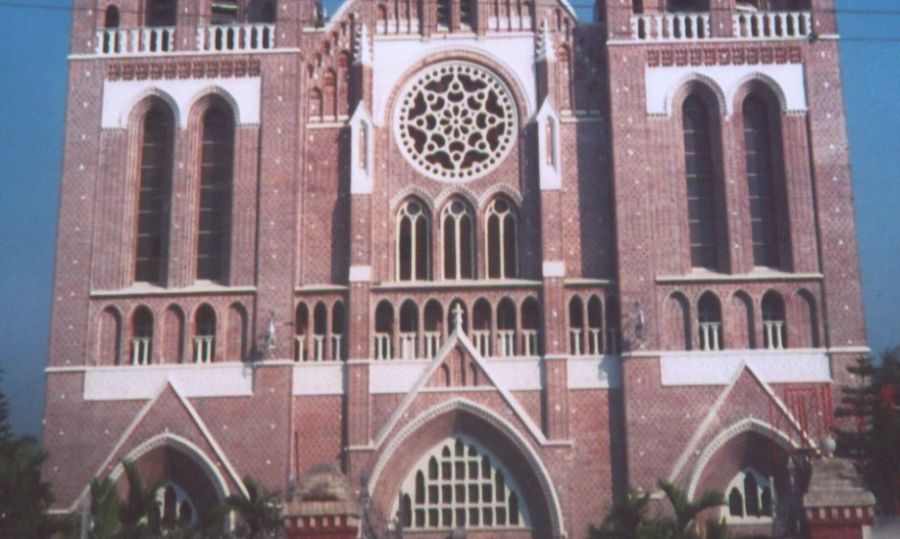Saint Mary's Cathedral in Yangon ( Rangoon ) in Myanmar ( Burma )