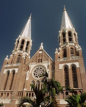 St.Mary's Cathedral in Yangon ( Rangoon ) in Myanmar ( Burma )