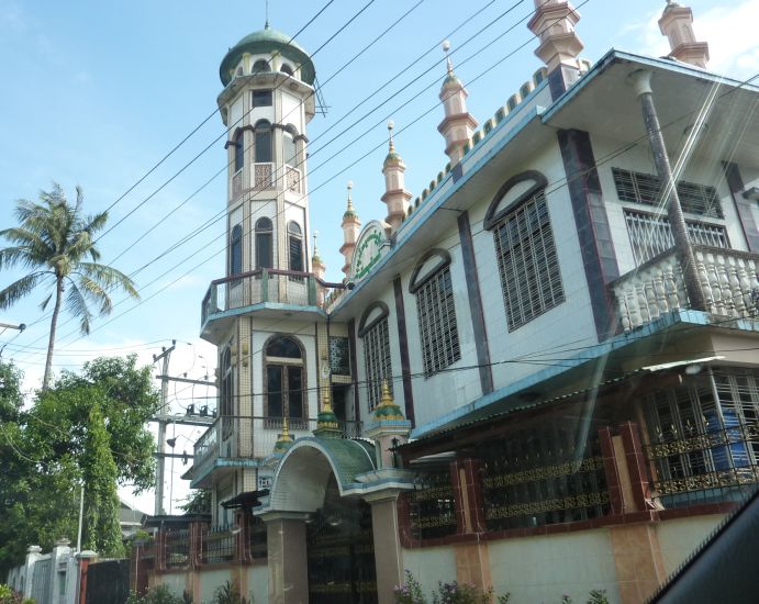 Mosque in Yangon ( Rangoon ) in Myanmar ( Burma )