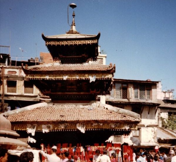 Temple at Asan in Kathmandu