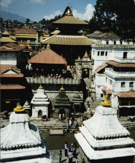 Hindu Temple at Pashupatinath in Kathmandu