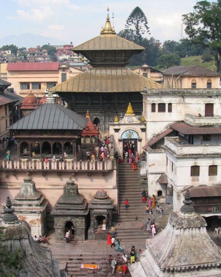 Hindu Temple at Pashupatinath in Kathmandu
