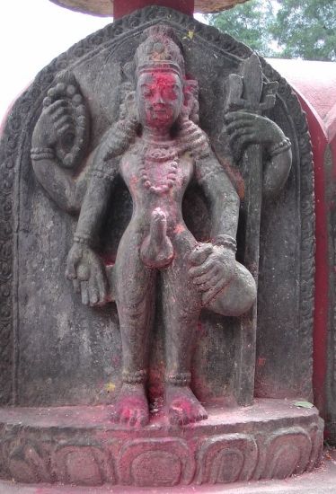 Erotic Hindu Statue