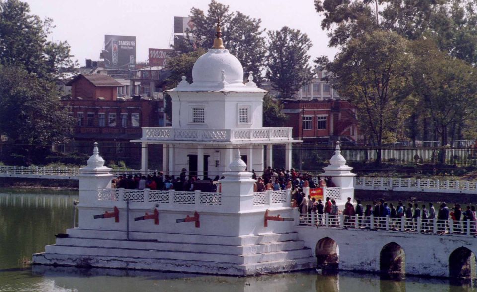 Temple in Rani Pokhari in Kathmandu