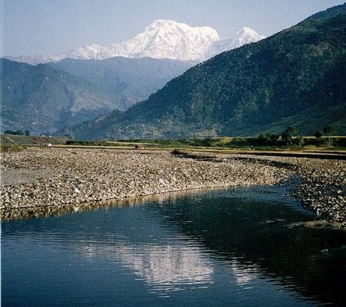 Annapurna South from Modi Khola