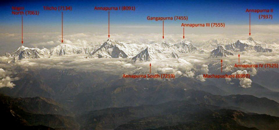 Peaks of the Annapurna Range