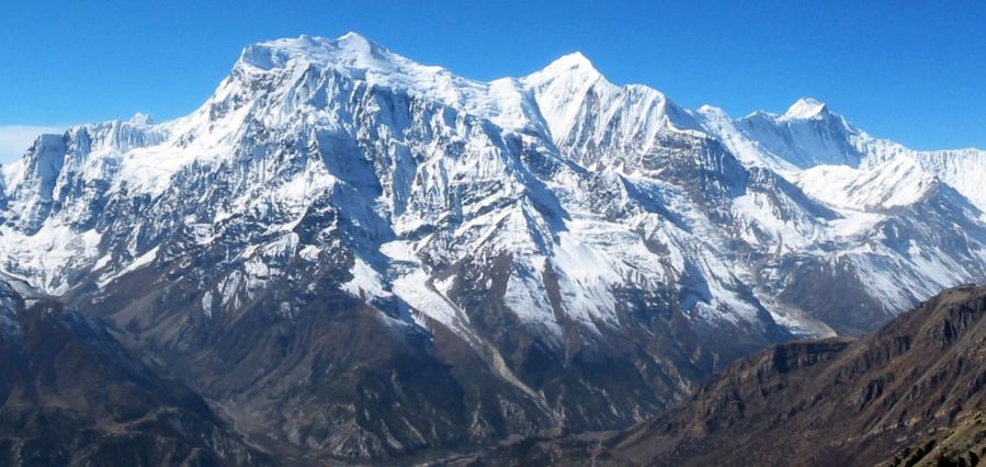 Annapurna III from Manang Valley