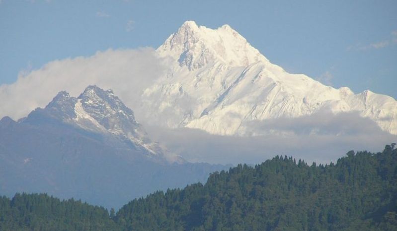 Kangchenjunga from Gantok in Sikkim