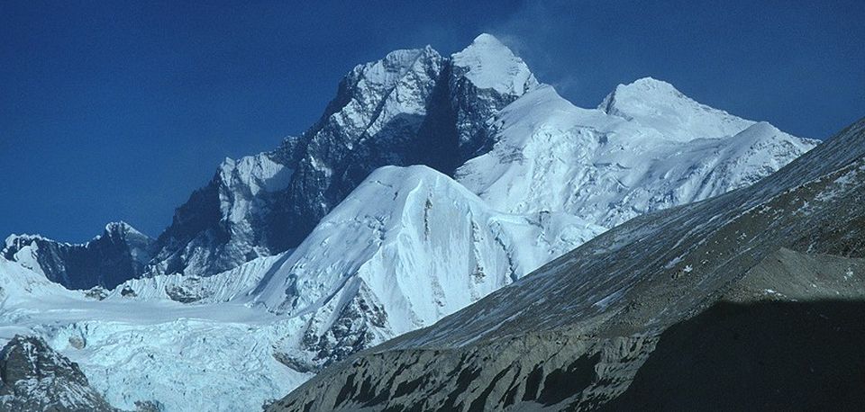 Lhotse from Hongu Valley