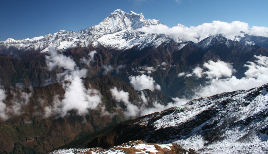 Gauri Shankar ( 7146m ) from Lapchi Kang Himal