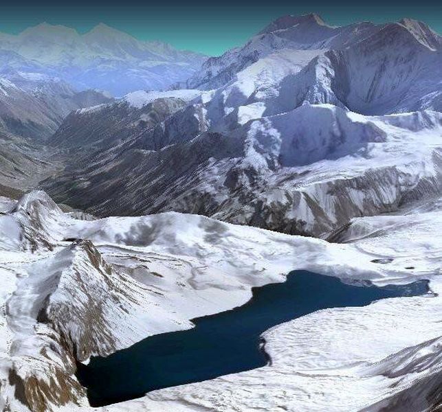 Tilicho Lake and the Annapurna Himal