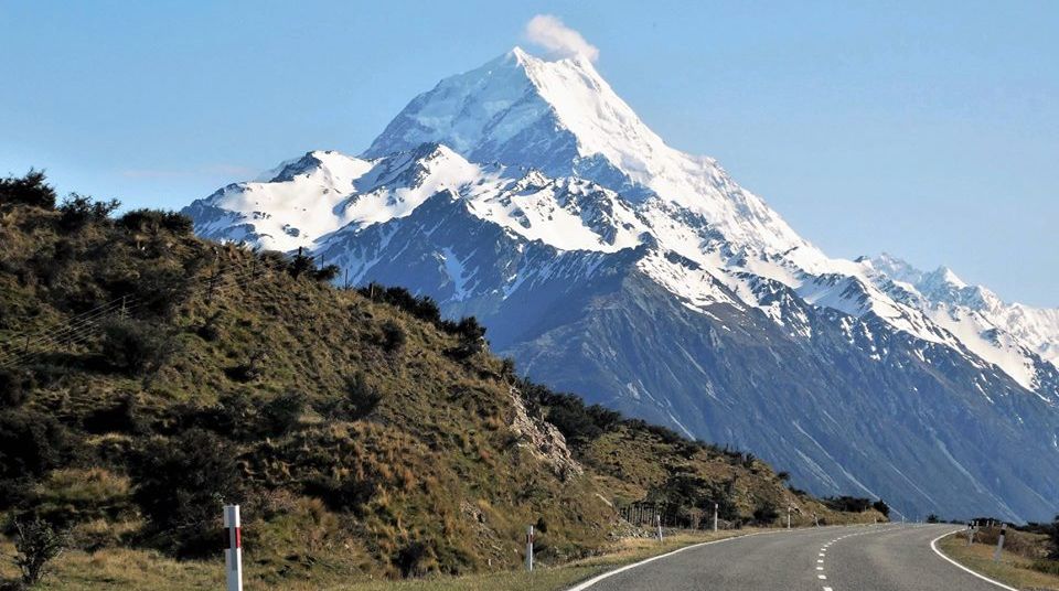 Mount Cook in the South Island of New Zealand