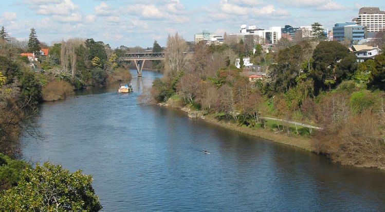 Waikato River in Hamilton