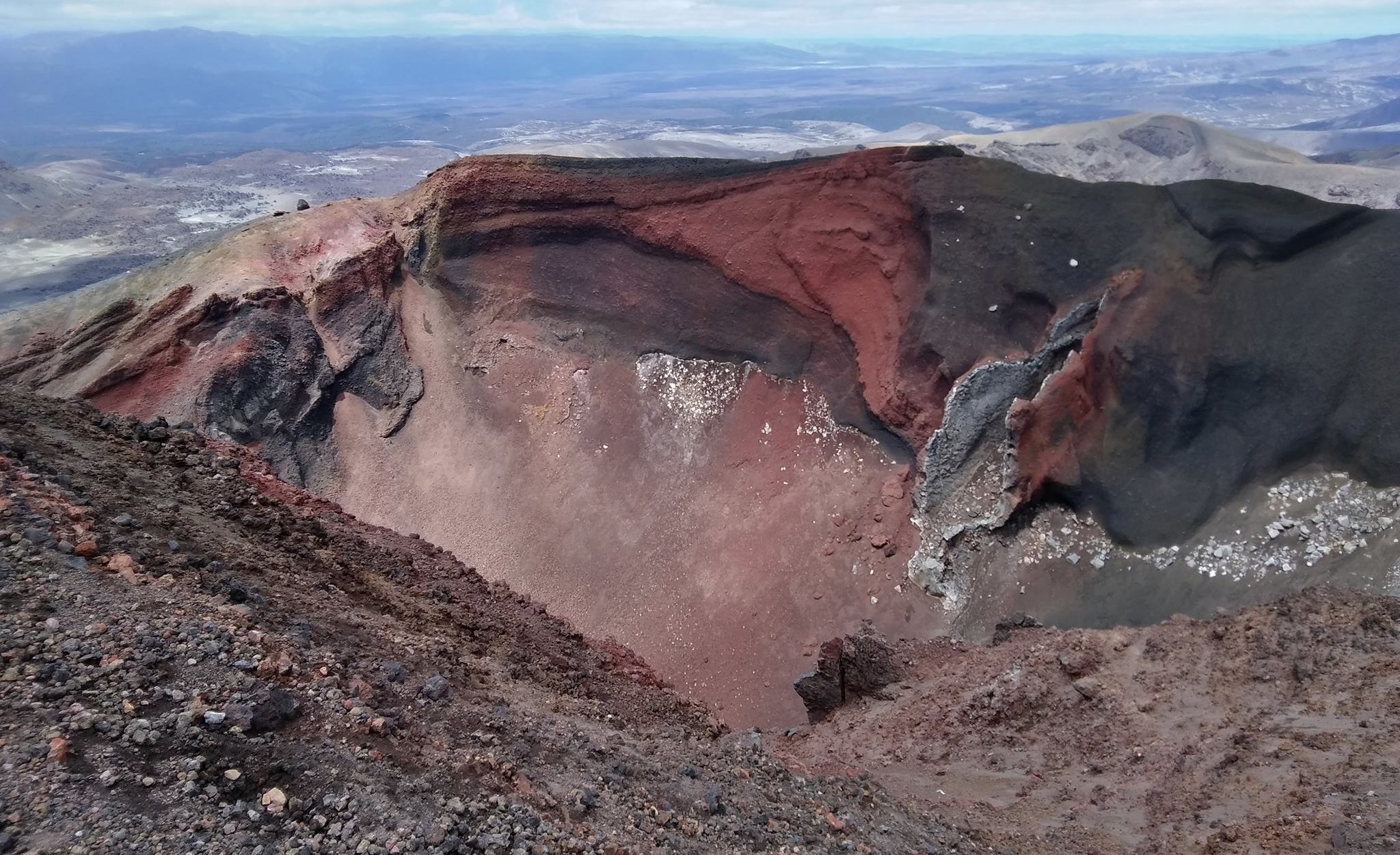 Crater on the Tongariro Traverse