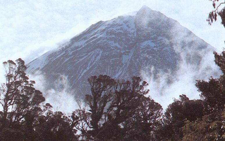 Mt. Egmont ( Taranaki ) in the North Island of New Zealand
