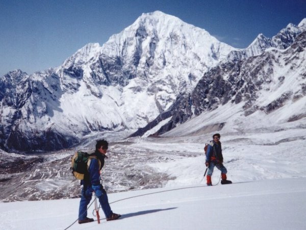 Langtang Lirung on ascent of Yala Peak