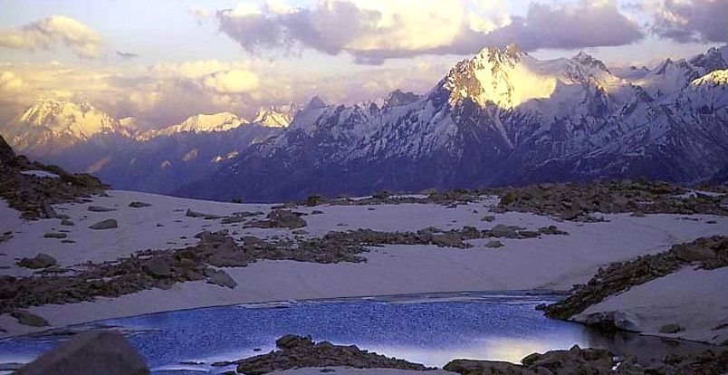 The Seven Thousanders - Baintha Brakk / Ogre ( 7285m ) from Snow Lake in the Karakoram Mountains of Pakistan