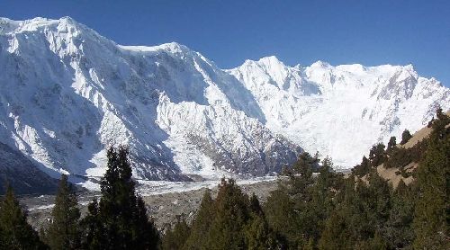 The Seven Thousanders - Batura II ( 7762m ) in the Karakorum Mountains of Pakistan