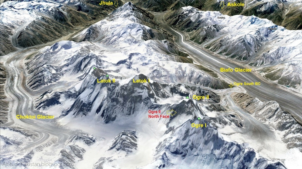 Biafo Glacier in the Pakistan Karakorum