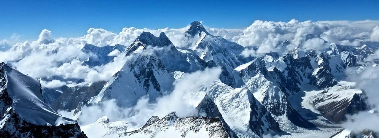 Peaks of the Karakoram Mountains of Pakistan