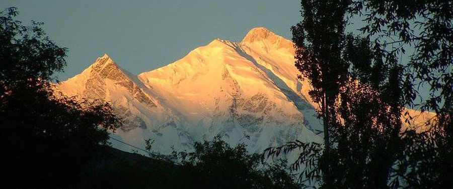 Sunrise in the Karakorum of Pakistan