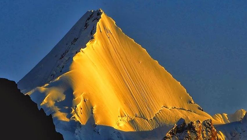 Mountain of Gold in the Karakorum Mountains of Pakistan