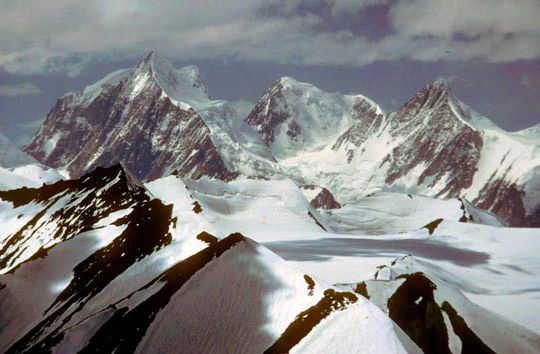 The Seven Thousanders - Rimo ( 7385m ) in the Karakorum Mountains of Pakistan