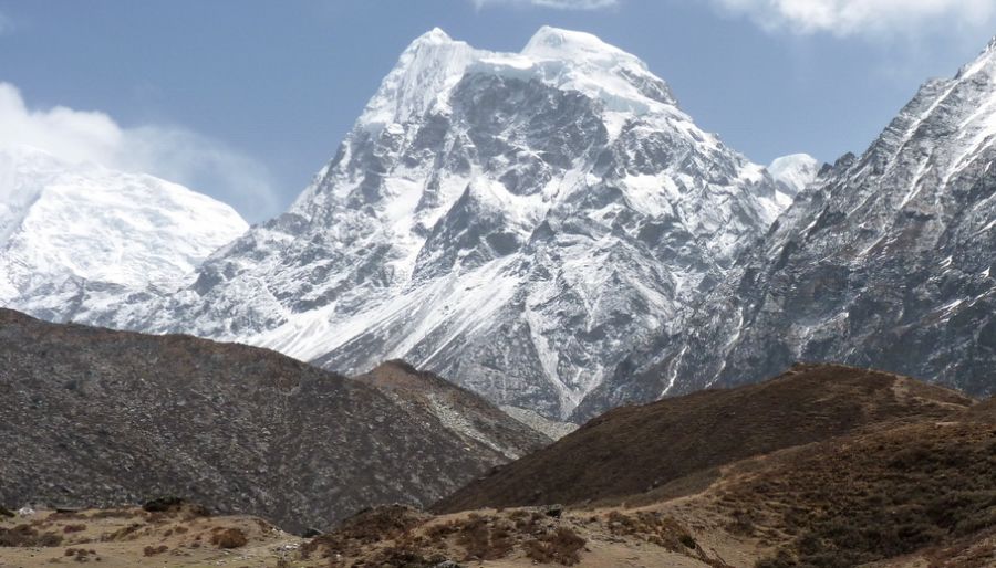 Dorje Lakpa in the Jugal Himal from Langtang Valley