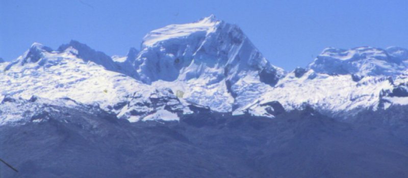 Andean Peak near Huaraz in Peru