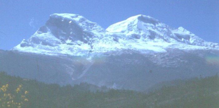Huascaran - 6768 metres - The highest tropical mountain in the world and the highest in Peru