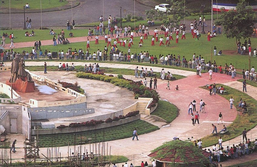 Rizal Park in Manila - capital city of the Philippines