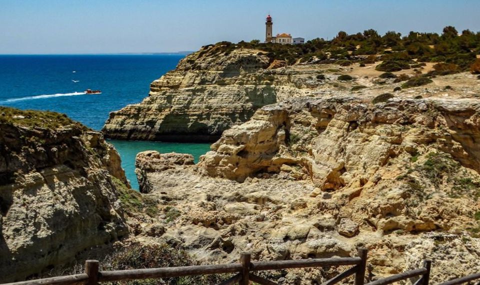 Coastline of The Algarve in Southern Portugal