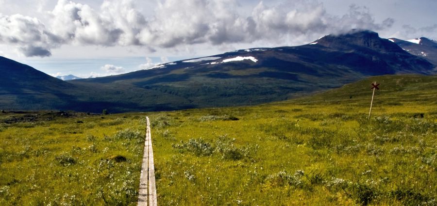 The Kungsleden ( King's Trail ) in Swedish Lapland