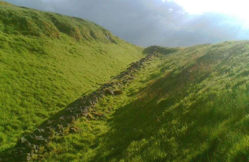 The Antonine Wall across central Scotland